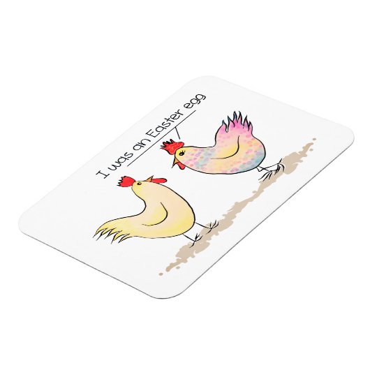 チキンおもしろいはイースターの卵マグネットだった マグネット (左側)