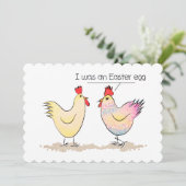 チキンおもしろいはイースターエッグのホリデーカードだった シーズンカード (スタンド正面)