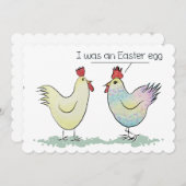 チキンおもしろいはイースター卵だった シーズンカード (正面/裏面)