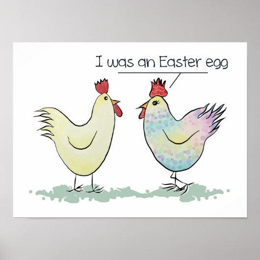 チキンおもしろいはイースター卵だった ポスター (正面)