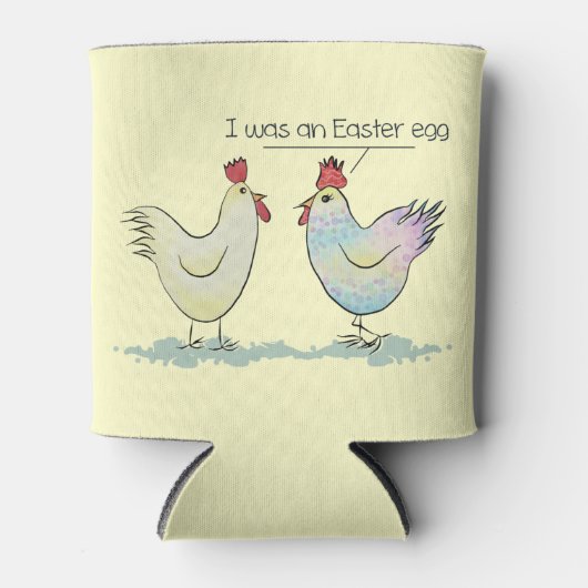チキンおもしろいはイースター卵だった 缶クーラー (正面)