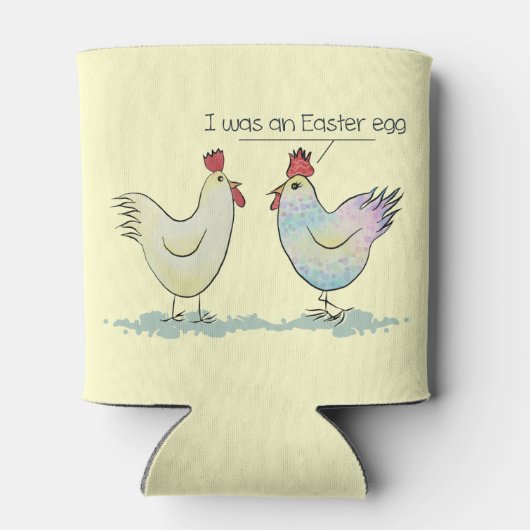 チキンおもしろいはイースター卵だった 缶クーラー (裏面)