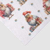 チキンおもしろいクリスマスホリデーショッパーズホワイト 薄葉紙 (詳細)