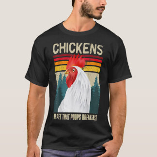 チキンおもしろいシャツがペットのウンチ Tシャツ