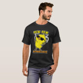 チキンおもしろいシャツピューMuthacluckas女性男性 Tシャツ (正面フル)