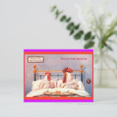 チキンおもしろいズホリデーポストカードヴィンテージコピー1910 ポストカード (スタンド正面)