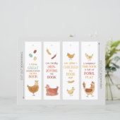 チキンおもしろいパンDIYブックマーク (スタンド正面)