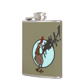 チキンおもしろいビニール包まれたフラスコ フラスク (左)