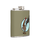 チキンおもしろいビニール包まれたフラスコ フラスク (右)