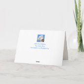 チキンおもしろいフィフティ&ファブラス誕生日 カード (裏面)