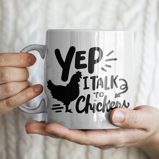 チキンおもしろいマグ コーヒーマグカップ