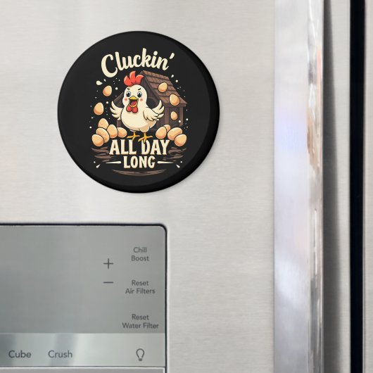 チキンおもしろいユーモアフ素朴ァームライフ マグネット (インサイチュ (冷蔵庫))