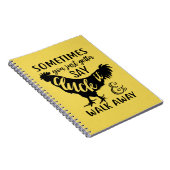 チキンおもしろいロースター恋人Fユー農家ファーム ノートブック (右側)