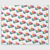 チキンおもしろい包装紙 ラッピングペーパー (フラット)