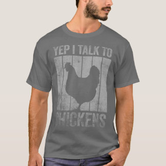 チキンおもしろい女子チ熱狂するキン農家L Tシャツ