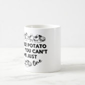 チキンおもしろい引用文：チキンはポテトチップスのようなものだ コーヒーマグカップ (中央)