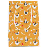 チキンおもしろい抱き枕 ミディアムペーパーバッグ (正面)