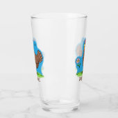 チキンおもしろい素朴なお洒落漫画 タンブラーグラス (左)