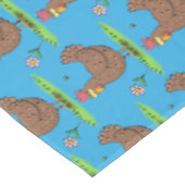 チキンおもしろい素朴なお洒落漫画 テーブルクロス (アングル)