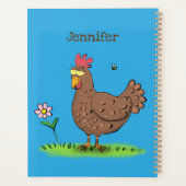 チキンおもしろい素朴なお洒落漫画 プランナー手帳 (裏面)