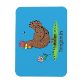 チキンおもしろい素朴なお洒落漫画 マグネット (縦)