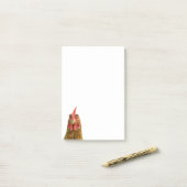 チキンおもしろい顔 ポストイット (デスク上)