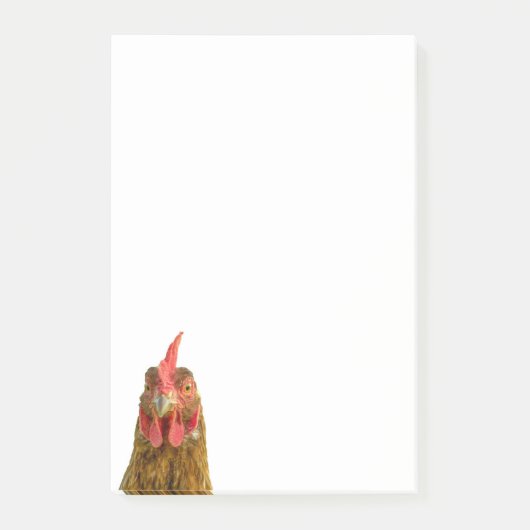 チキンおもしろい顔 ポストイット (正面)