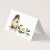 チキンおもしろい・折り畳み名刺 名刺 (裏面)