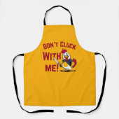 チキンおもしろい – 私と一緒にクリックしない エプロン (正面)