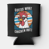 チキンお尻のチキンおもしろい愛好家を推測 缶クーラー (正面)