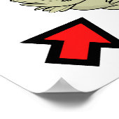 チキンお尻のポスおもしろいター ポスター (角)