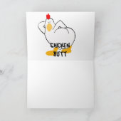 チキンお尻は？ カード (内部)