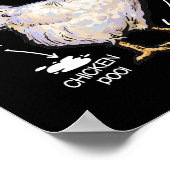 チキンお尻推測どのようなチキン推測 ポスター (角)