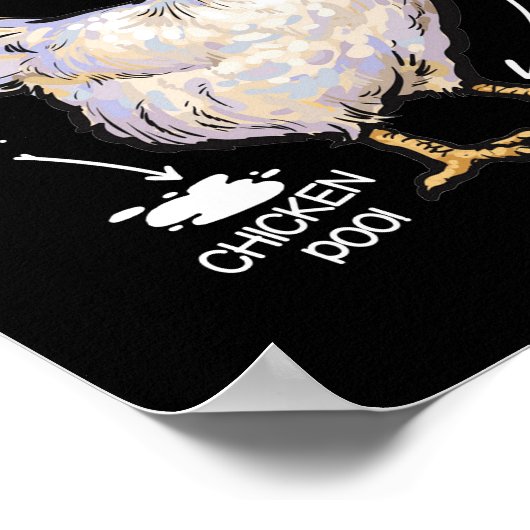 チキンお尻推測どのようなチキン推測 ポスター (角)