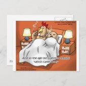 チキンか卵来1位?ギフトおもしろい&ティー ポストカード (正面/裏面)