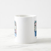 チキンがドクターのチキンの傷を解読できない コーヒーマグカップ (中央)