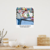 チキンがドクターのチキンの傷を解読できない ポスター (キッチン)