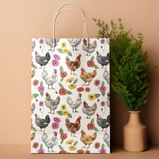 チキンとガーベラデイジー スモールペーパーバッグ