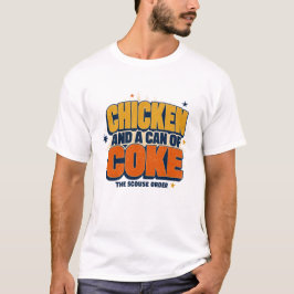 チキンとコーラの缶 - スコーズ・ミーム デザイン Tシャツ