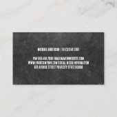 チキンとピーマンのロゴ |フライドチキン 名刺 (裏面)