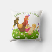 チキンに過ぎないもの クッション (裏面)