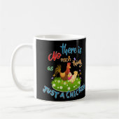 チキンに過ぎないもの コーヒーマグカップ (左)