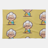 チキンのおばさん キッチンタオル (横)