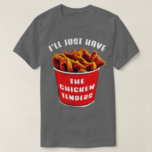 チキンの入札を受け取る Tシャツ (デザイン正面)