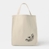 チキンまたは卵の質問トートバモダンッグ トートバッグ (裏面)