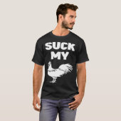 チキンをなめろ 白の名言 Tシャツ (正面フル)