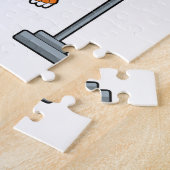 チキンアットフィットネスプルアップ ジグソーパズル (側面)