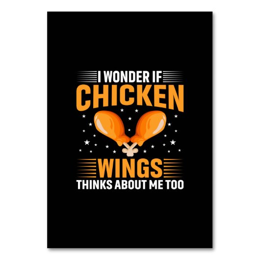 チキンアートチキンウィング テーブルナンバー (正面)