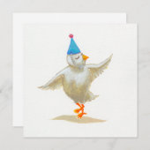 チキンアートパーティーハッ感じトラブリーホリーダンス 招待状 (正面/裏面)