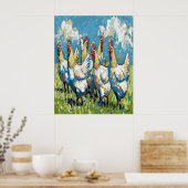 チキンアートポスター ポスター (キッチン)